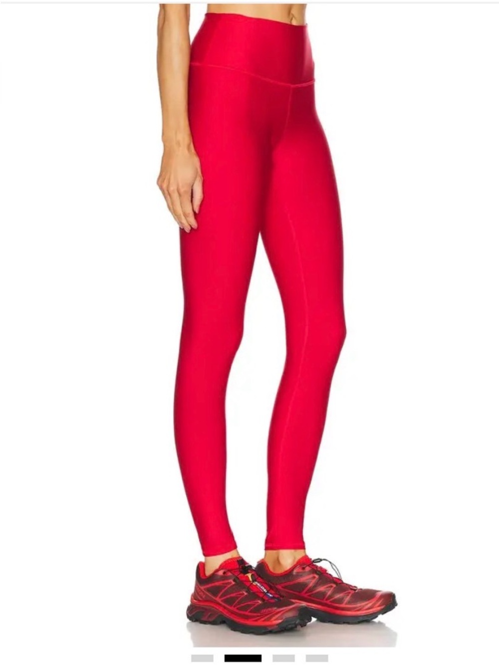 Alo High Waist Airlift Leggings - Red